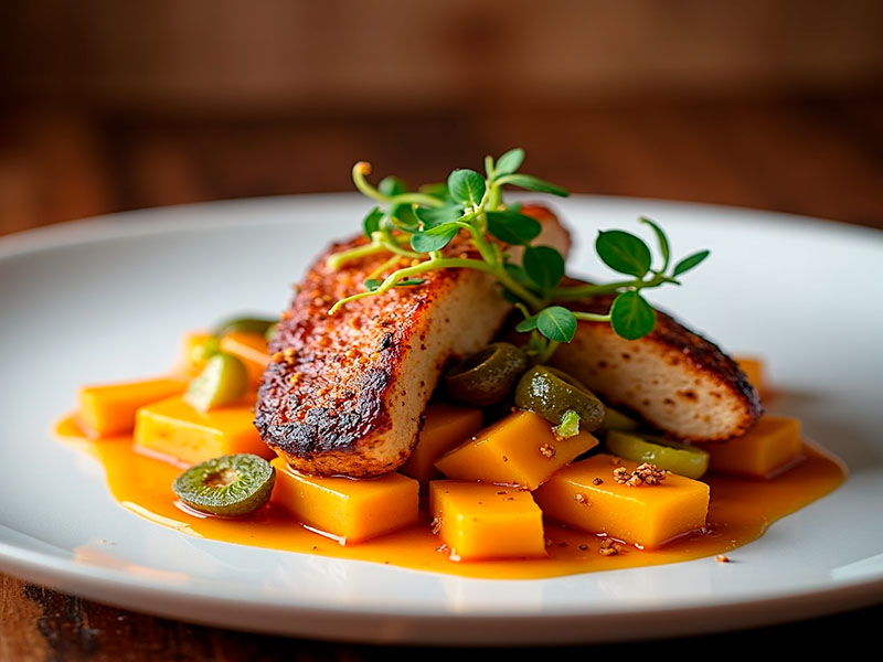 Head chef in restaurant kitchen