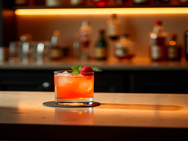 Restaurant sommelier service